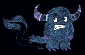 Scratch Board Monster