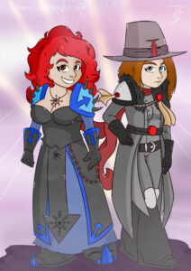Inquisitor Jenn and Heretic Deb
