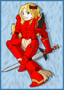 Blood Angel Pin Up