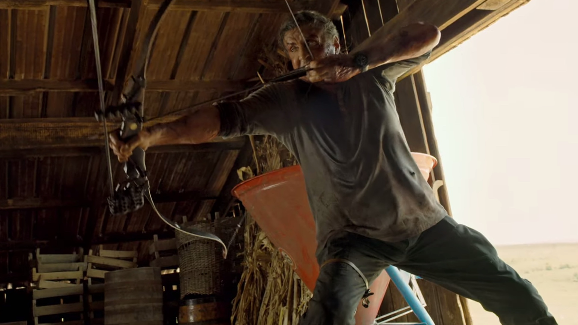 check out the old school tv spot for rambo last blood social
